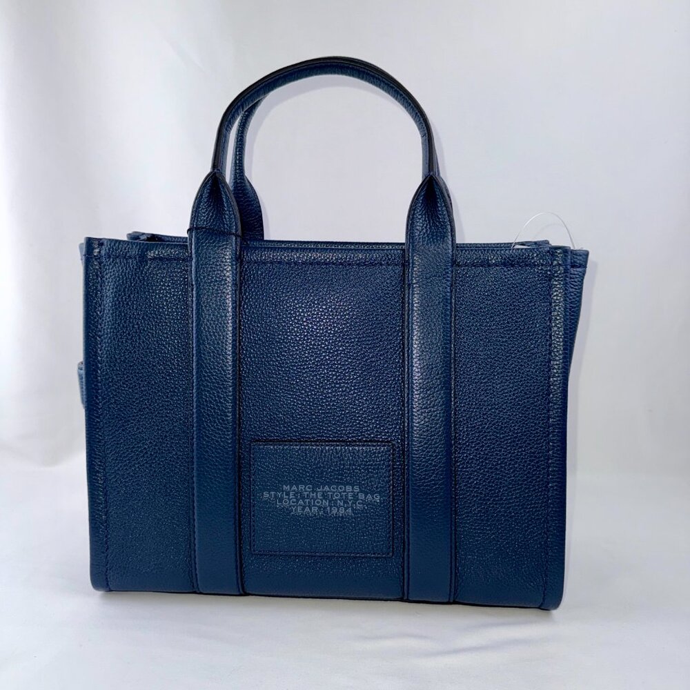 NEW MARC JACOBS medium tote bag dark blue color AUTHENTIC - Picture 5 of 13
